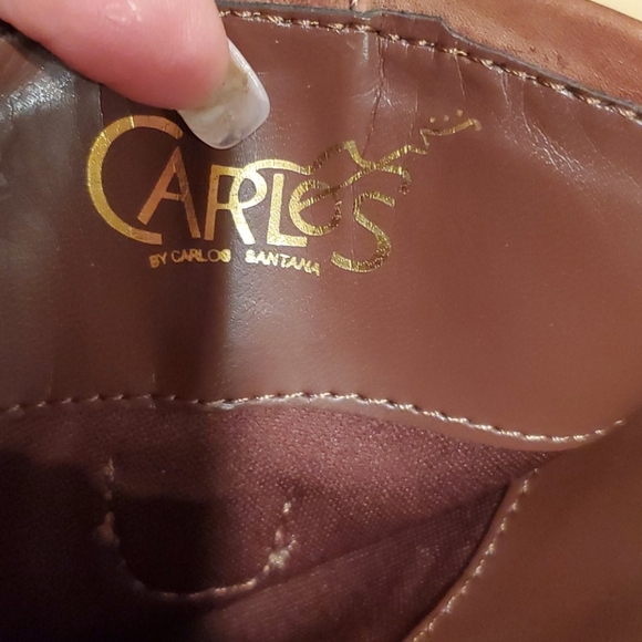 Carlos Santana "Fawn" Congac Boots Size 7 - Picture 5 of 5